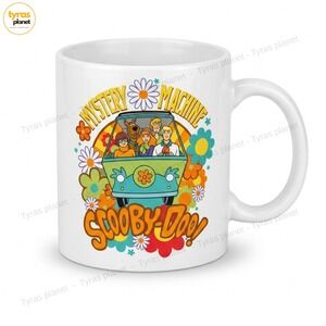 Scooby-Doo Mystery Machine 20oz Ceramic Mug Silver Buffalo